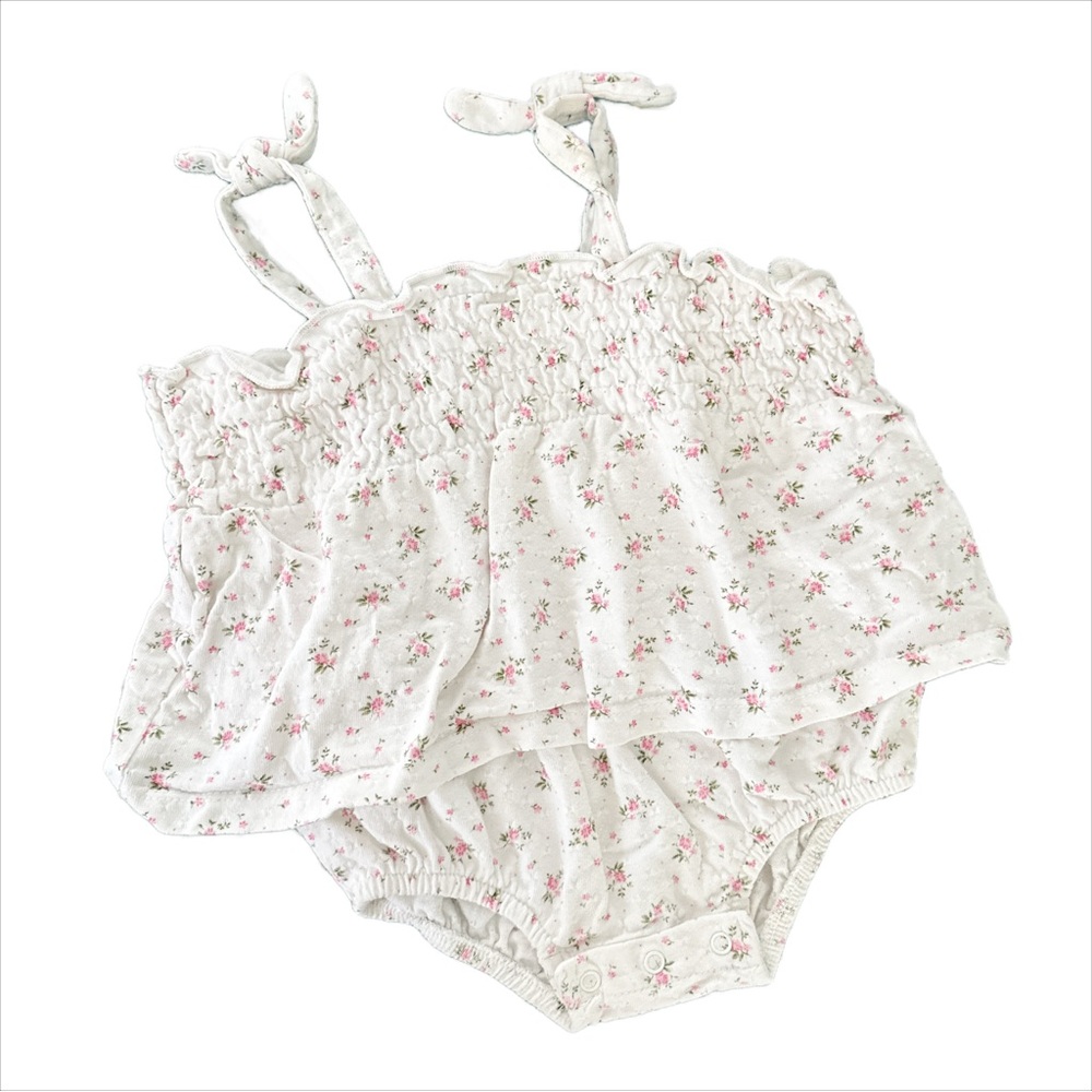 Floral Dress with Snaps